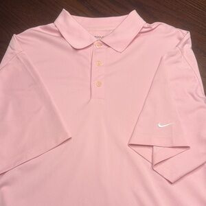 Nike Light Pink Golf Polo